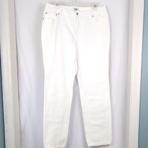 MONROE Women's White Denim Jeans Size 12